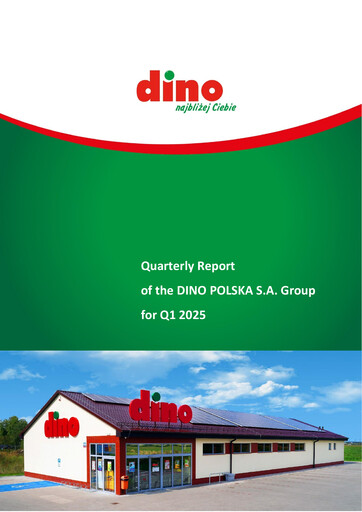 Miniature Dino Polska Rapport trimestriel 2025-q1