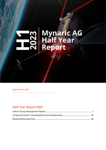 Thumbnail Mynaric Half-year Report 2023-h1
