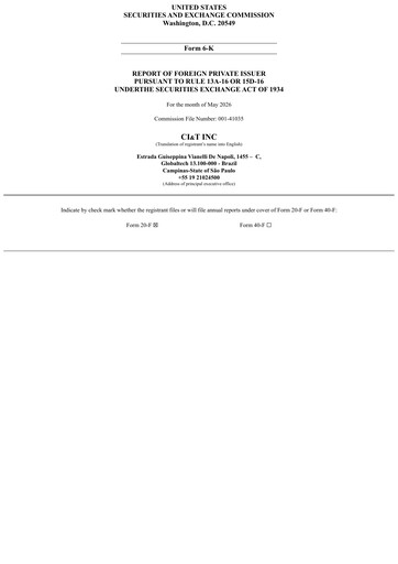 Thumbnail CI&T Quarterly Report 2026-q1