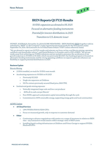 Thumbnail IREN (Iris Energy) Quarterly Report fy2025-q1