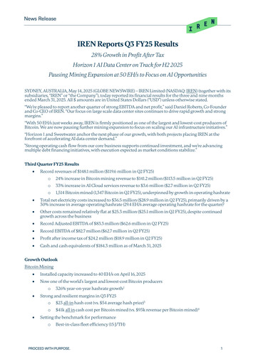 Thumbnail IREN (Iris Energy) Quarterly Report fy2025-q3
