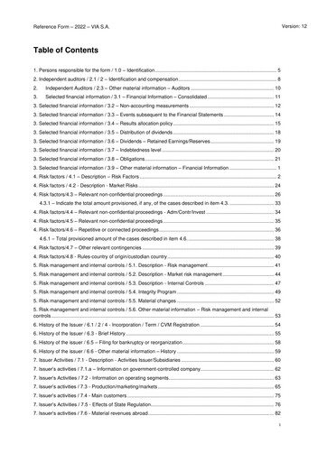 Thumbnail Via S.A. Universal Registration Document 2022
