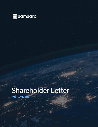 Thumbnail Samsara Annual Report 2022