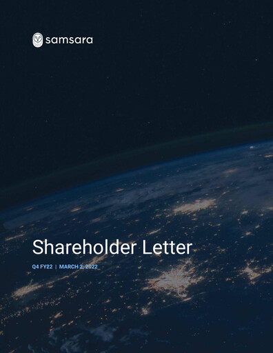 Thumbnail Samsara Quarterly Report 2022-q4