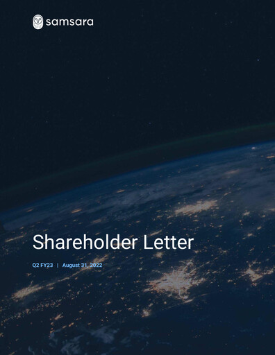 Thumbnail Samsara Quarterly Report 2023-q2