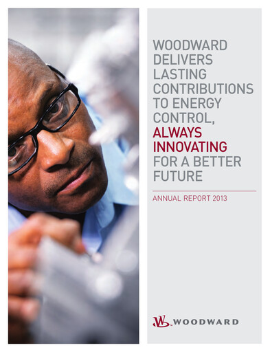 Thumbnail Woodward Annual Report 2013