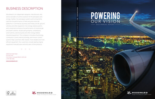 Thumbnail Woodward Annual Report 2015