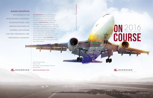 Thumbnail Woodward Annual Report 2016
