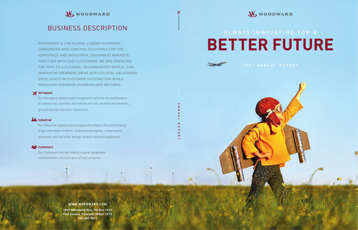 Thumbnail Woodward Annual Report 2021