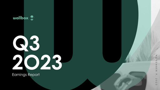 Thumbnail Wallbox Quarterly Report 2023-q3