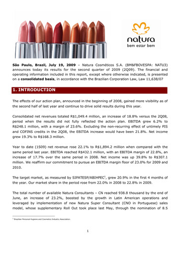 Thumbnail Natura&Co Quarterly Report 2009-q2
