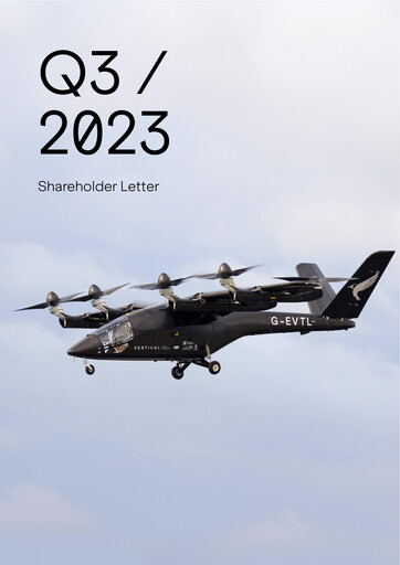Thumbnail Vertical Aerospace Quarterly Report 2023-q3