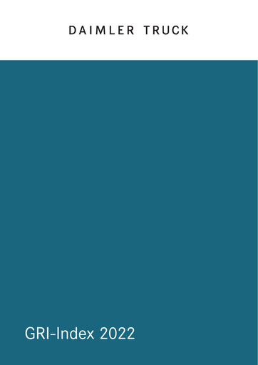 Thumbnail Daimler Truck ESG Report 2022