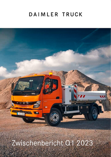 Thumbnail Daimler Truck Quarterly Report 2023-q1