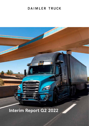 Thumbnail Daimler Truck Quarterly Report 2022-q2