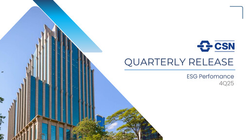 Thumbnail Companhia Siderúrgica Nacional
 ESG Report 2025