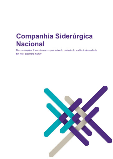 Miniature Companhia Siderúrgica Nacional
 Bilan financier 2020