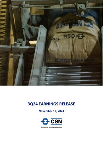 Thumbnail Companhia Siderúrgica Nacional
 Quarterly Report 2024-q3