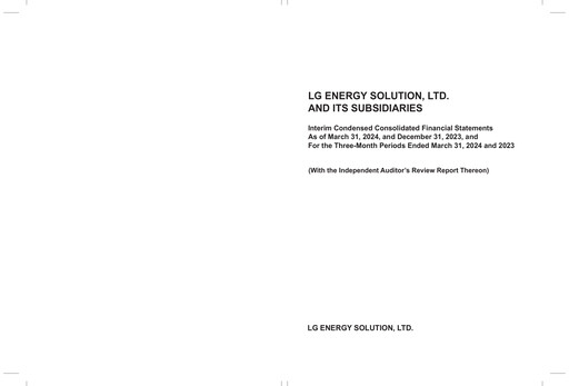 Thumbnail LG Energy Solution Quarterly Report 2024-q1