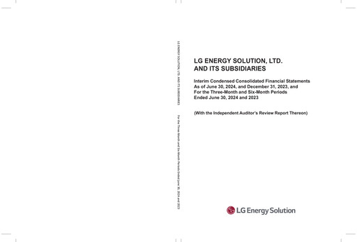 Thumbnail LG Energy Solution Quarterly Report 2024-q2
