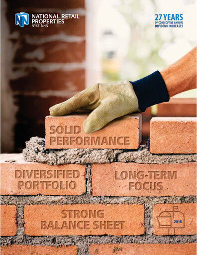 Thumbnail NNN REIT Annual Report 2016
