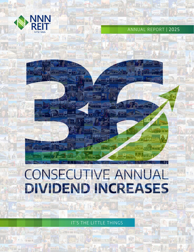 Thumbnail NNN REIT Annual Report 2025