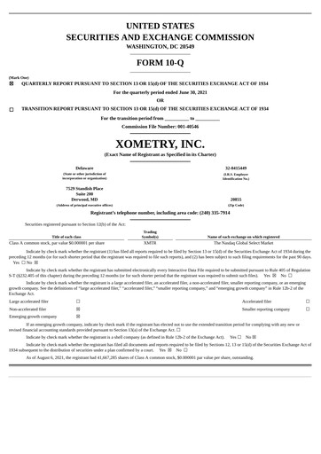 Thumbnail Xometry Quarterly Report 2021-q2