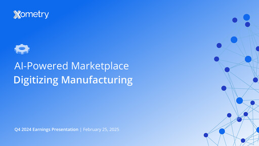 Thumbnail Xometry Quarterly Report 2024-q4