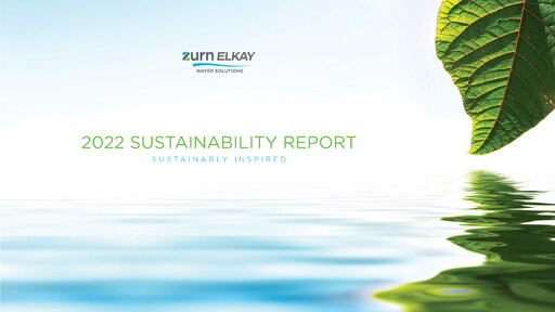 Thumbnail Zurn Elkay Water Solutions Sustainability Report 2022