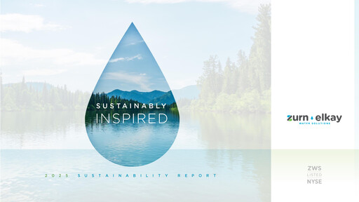 Thumbnail Zurn Elkay Water Solutions Sustainability Report 2025