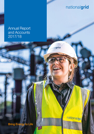 Thumbnail National Grid Annual Report 2017-2018