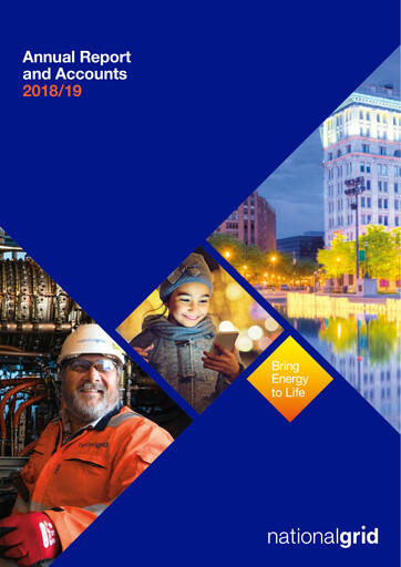 Thumbnail National Grid Annual Report 2018-2019
