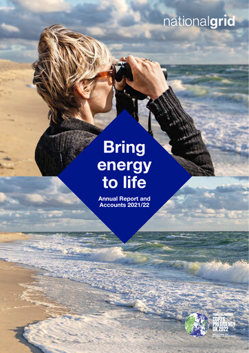 Thumbnail National Grid Annual Report 2021-2022