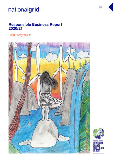 Thumbnail National Grid Sustainability Report 2020-2021