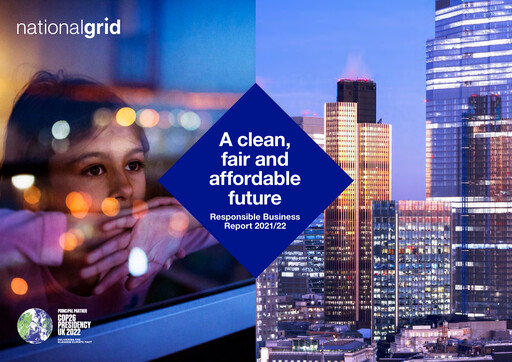 Thumbnail National Grid Sustainability Report 2021-2022