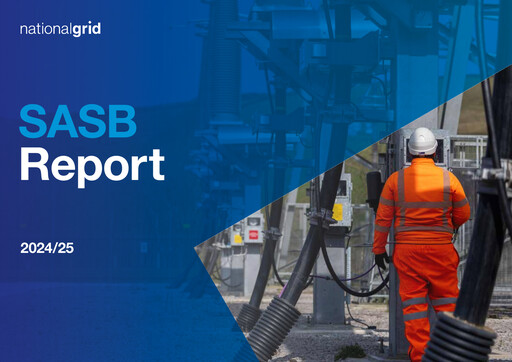 Thumbnail National Grid Sustainability Report 2024-2025