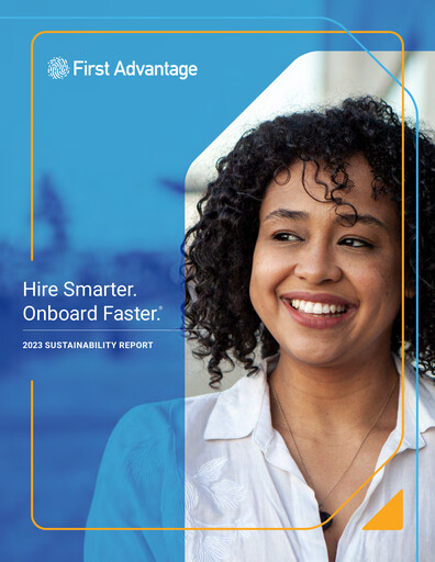 Thumbnail First Advantage Sustainability Report 2023