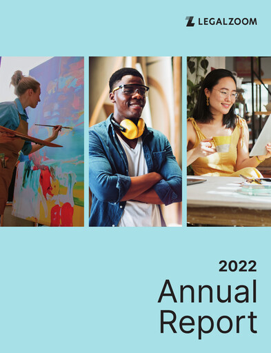 Thumbnail LegalZoom Annual Report 2022