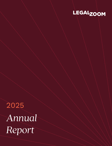 Thumbnail LegalZoom Annual Report 2025