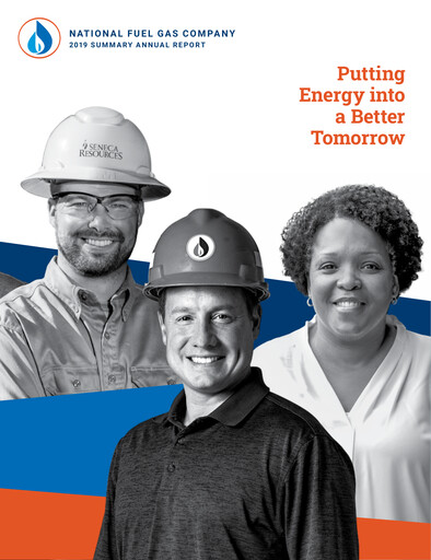 Thumbnail National Fuel Gas
 Annual Report 2019