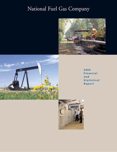 Thumbnail National Fuel Gas
 Financial Report 2000
