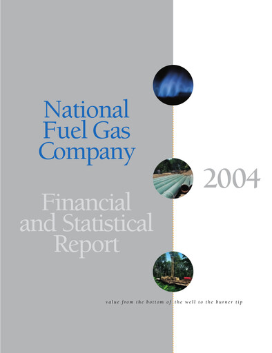 Thumbnail National Fuel Gas
 Financial Report 2004