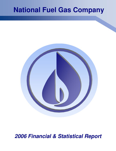 Thumbnail National Fuel Gas
 Financial Report 2006