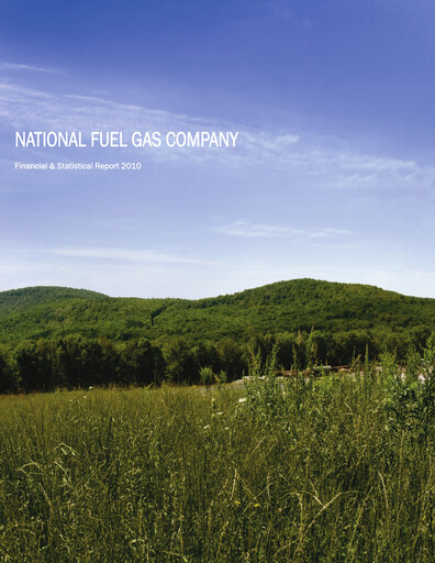 Thumbnail National Fuel Gas
 Financial Report 2010