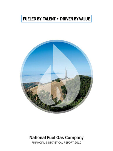 Thumbnail National Fuel Gas
 Financial Report 2012