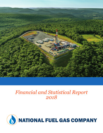 Thumbnail National Fuel Gas
 Financial Report 2018