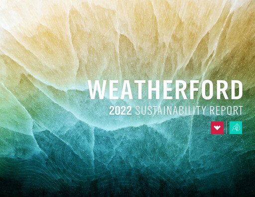 Thumbnail Weatherford International Sustainability Report 2022