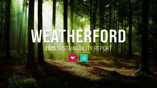 Thumbnail Weatherford International Sustainability Report 2025