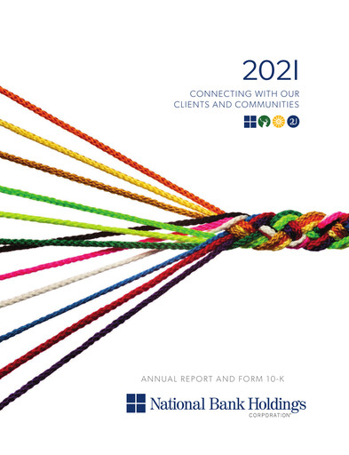 Thumbnail National Bank Holdings
 Annual Report 2021