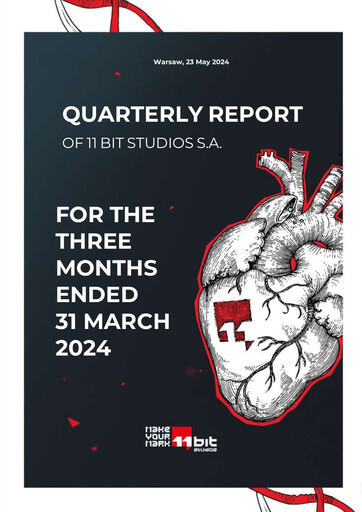 Thumbnail 11 bit studios Quarterly Report 2024-q1